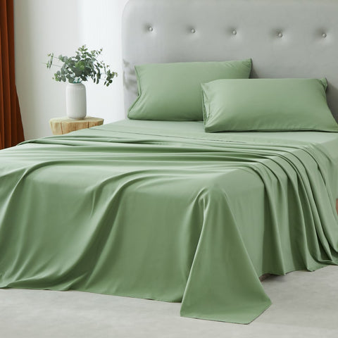 3/4 Piece Home Bed Sheet Set, Soft, Comfortable And Breathable Bedding Set, Hotel Luxury Home Summer Bedding Sheets Twin, 1 Or 2 Pillowcases, 1 Flat Sheet And 1 Fitted Sheet,Room Decor, Ideal Gift.